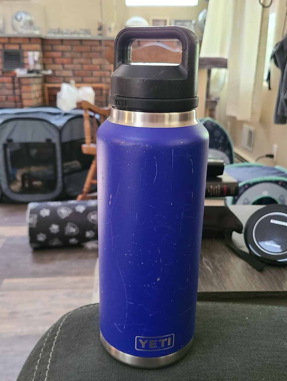 Yeti Rambler Offshore Blue with Chug Cap